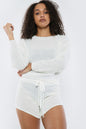 2 Piece Top Shorts Co Ord Set Ladies New LoungeWear