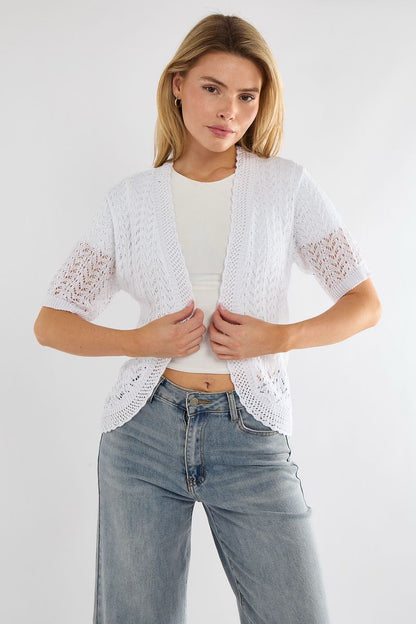 Elegent womens Cardigan Jacket Style Blazer shrug