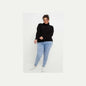 Women’s Ladies Pullover styling Turtleneck Long sleeves Dropped shoulders Sweater