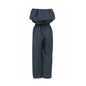 Women's Ladies Playsuit Jumpsuit Wide Leg Polka Dot Bandeau